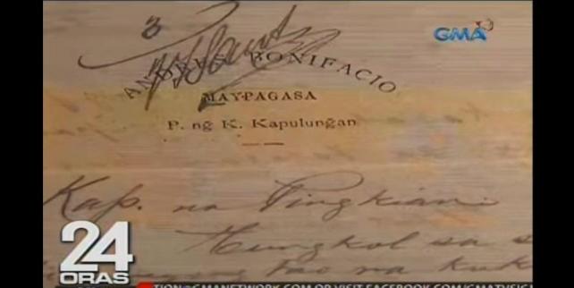 Finally on display: Bonifacio's letters exposing betrayal at Tejeros