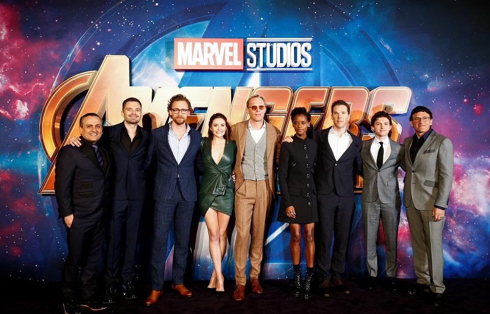 Cast members attend the Avengers: Infinity War fan event in London, Britain April 8, 2018. REUTERS/Henry Nicholls