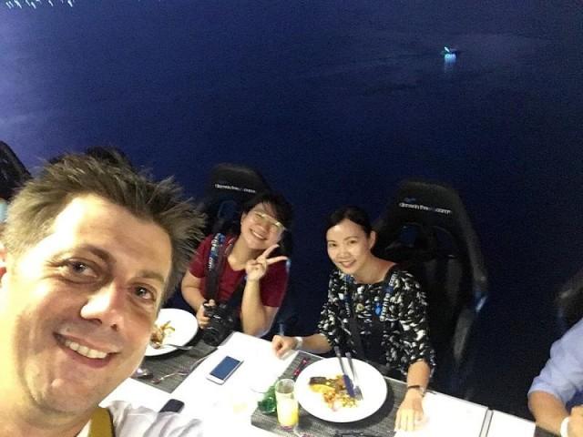 We just had to take a selfie with the chef!