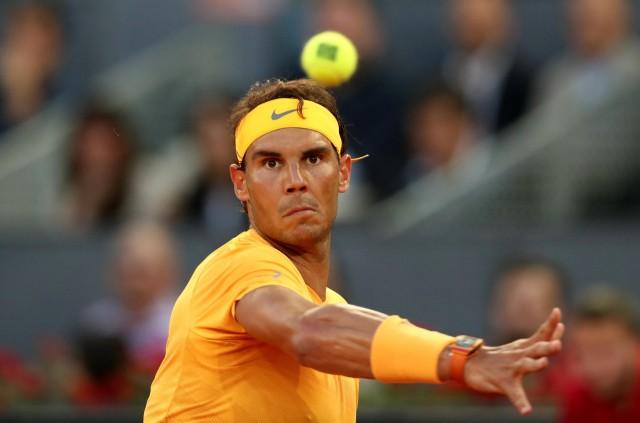 Madrid Open - Madrid, Spain - May 10, 2018 Spain's Rafael Nadal in action during his third round match against Argentina's Diego Schwartzman REUTERS/Susana Vera