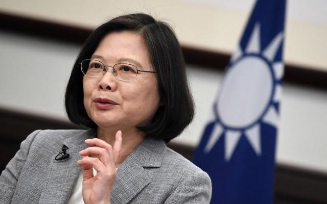 Taiwan's President Tsai Ing-wen takes part in an interview with AFP at the Presidential Office in Taipei on June 25, 2018. Sam Yeh/AFP