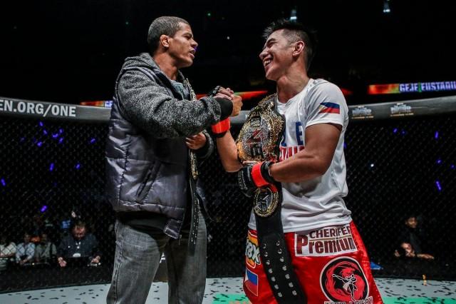 Reigning ONE flyweight champion Adriano Moraes will be facing ONE interim flyweight champion Geje Eustaquio on June 23 in Macau. PHOTO BY ONE CHAMPIONSHIP