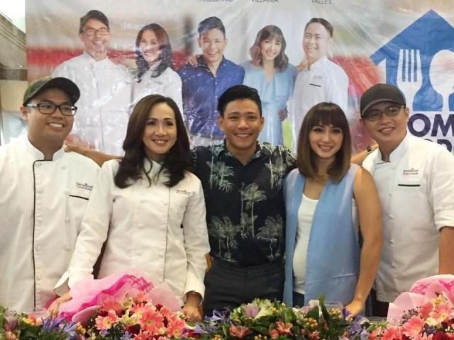 Home Foodie hosts at the press con. Photo: Jannielyn Ann Bigtas/GMA News