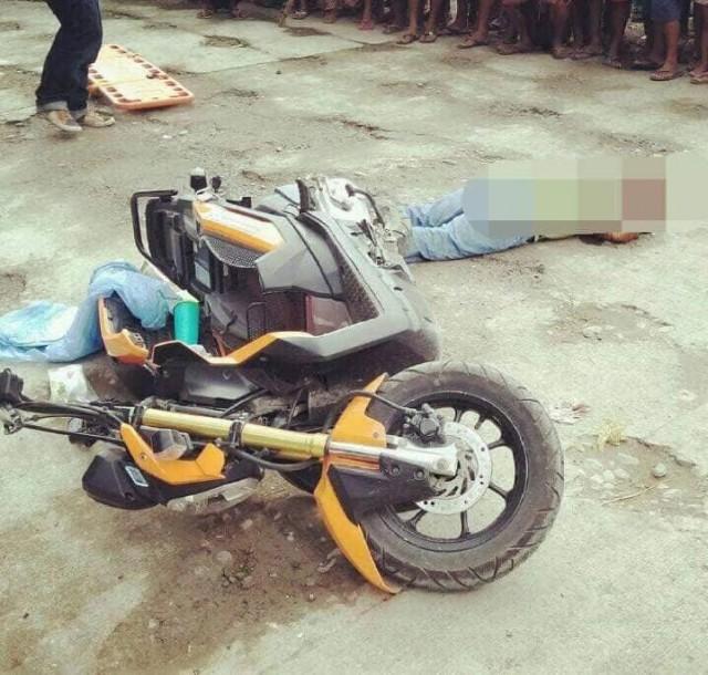 Retired master sergeant Larry de Gracia was shot dead by suspected NPA rebels in Barangay Bulado, Guihulngan City, Negros Oriental Tuesday afternoon. Photo courtesy of Guihulngan PNP