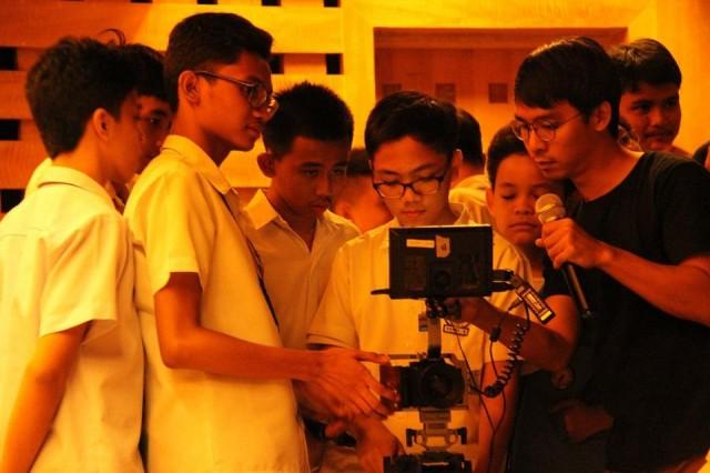 The Indie-Siyensya cinematography workshop. Photo: Indie-Siyensya