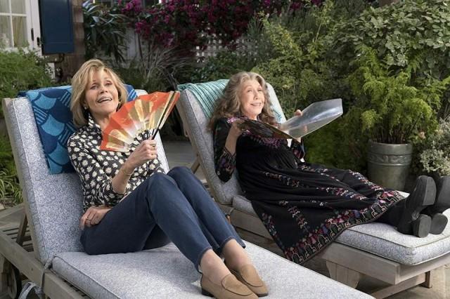 Jane Fonda and Lily Tomlin play Grace and Frankie respectively in TV show 'Grace and Frankie. Photo: IMDb