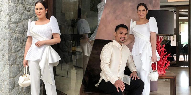 Fashion Forward Jinkee Pacquiao Wows In A Modern White