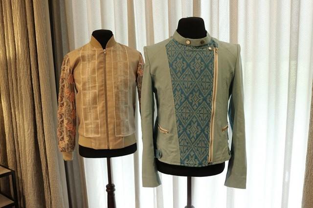 No boring jackets here. Designs by Jor-El Espina (L) and Wear Your Culture (R).