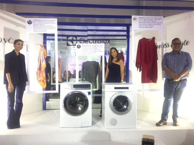 Rajo Laurel (right) talks about how to take better care of your clothes while cleaning them. Photo: Jannielyn Ann Bigtas