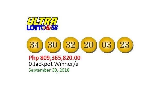 lotto sept 30 2018