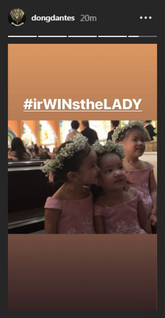 Photo: Dingdong Dantes/Instagram Stories