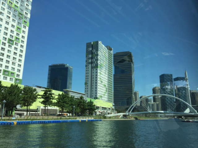 The boat tour is an amazing way to see Songdo. Photo: Jules Garcia, GMA News