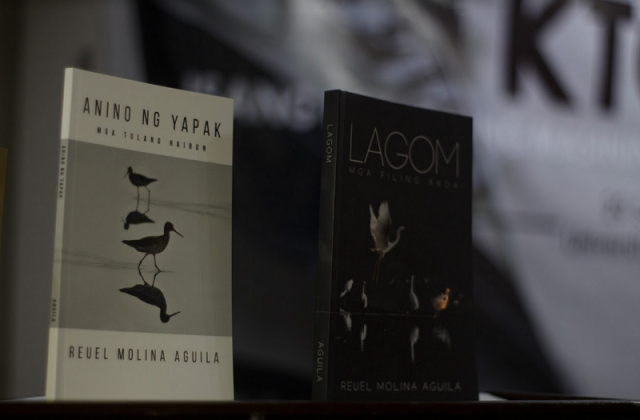 The two books launched at the party