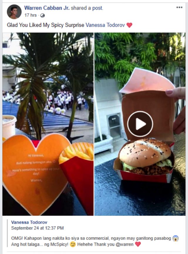 From Warren Cabban Jr.'s Facebook