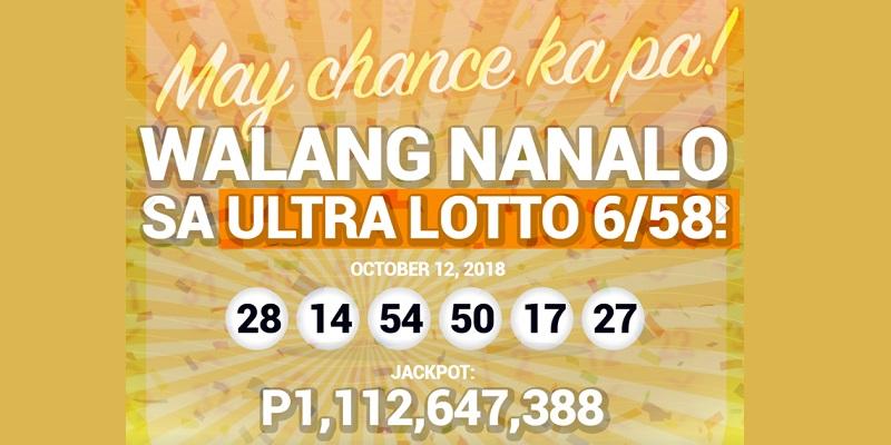 Lotto results today october 12 deals 2018