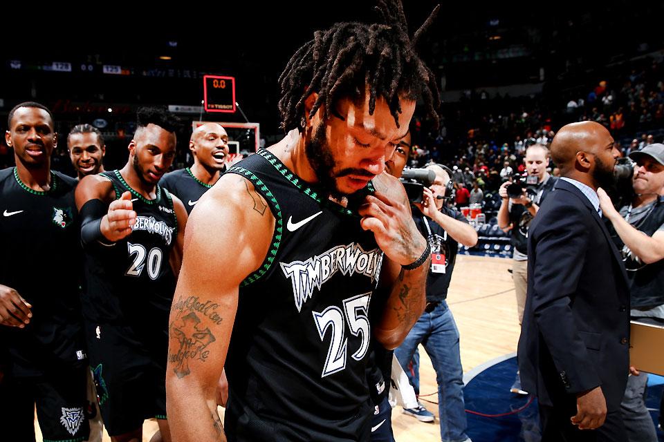 Derrick rose 2024 t wolves