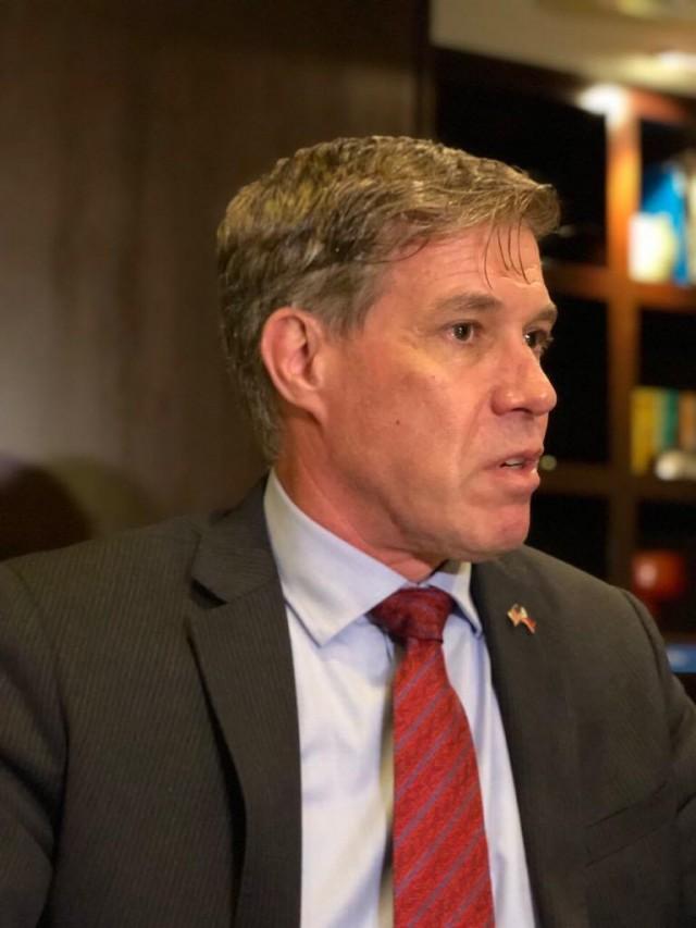 United States Deputy Assistant Secretary of Defense for South and Southeast Asia Dr. Joseph Felter talked to media about the South China Sea. PHOTO BY JP SORIANO