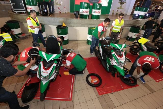 Castrol Philippines's annual event tests mechanics's skills and knowledge on motorbikes. PHOTO COURTESY OF CASTROL PHILIPPINES.