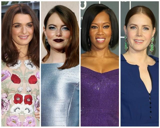 Best supporting actress Oscar nominees for the 91st annual Academy Awards (L-R) Rachel Weisz, Emma Stone, Regina King, Amy Adams and Marina de Tavira (not pictured) are seen in a combination of file photos. REUTERS/Staff/File Photos 