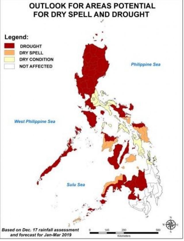Looming El Niño to affect 47 provinces in first quarter of 2019 GMA