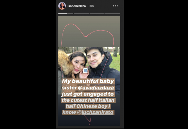 Photo: Isabelle Daza/ Instagram Stories
