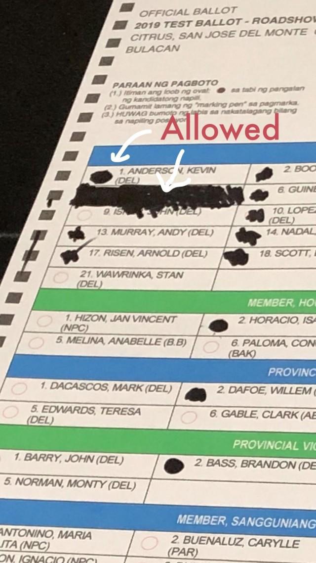 Comelec Shows How To Shade #Eleksyon2019 Ballot And What Marker To Use