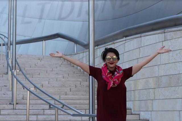 Pop Fernandez at The Broad Museum, Walt Disney Concert Hall in downtown Los Angeles. Photo: Rafaella Angelica Nepales and Maxwell Aston