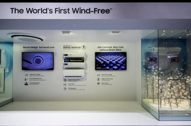 Samsung boasts the world's first wind-free airconditioner 
