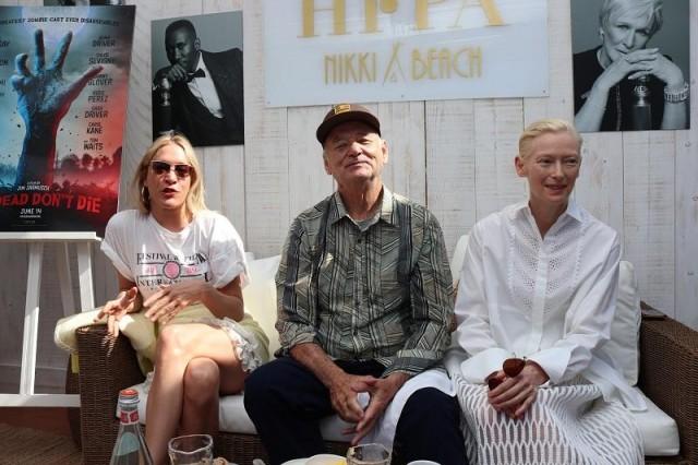 Chloe, Bill and Tilda at Cannes Film Festival 2019. Photo courtesy of Ruben Nepales/HFPA