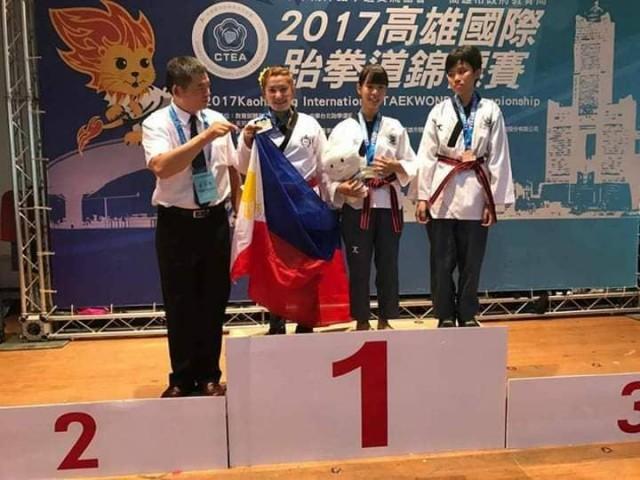 Marilyn Tabareng participates in an international competition. CONTRIBUTED PHOTO