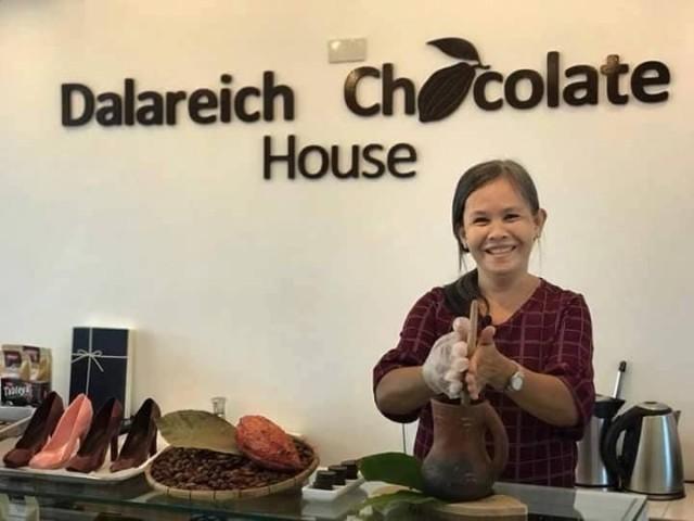 Elsa Polot, proprietor of Dalareich Food, the makers of Dalareich unsweetened chocolate that won a gold award at the Academy of Chocolates in London, United Kingdom. PHOTO CREDIT: DALAREICH POLOT