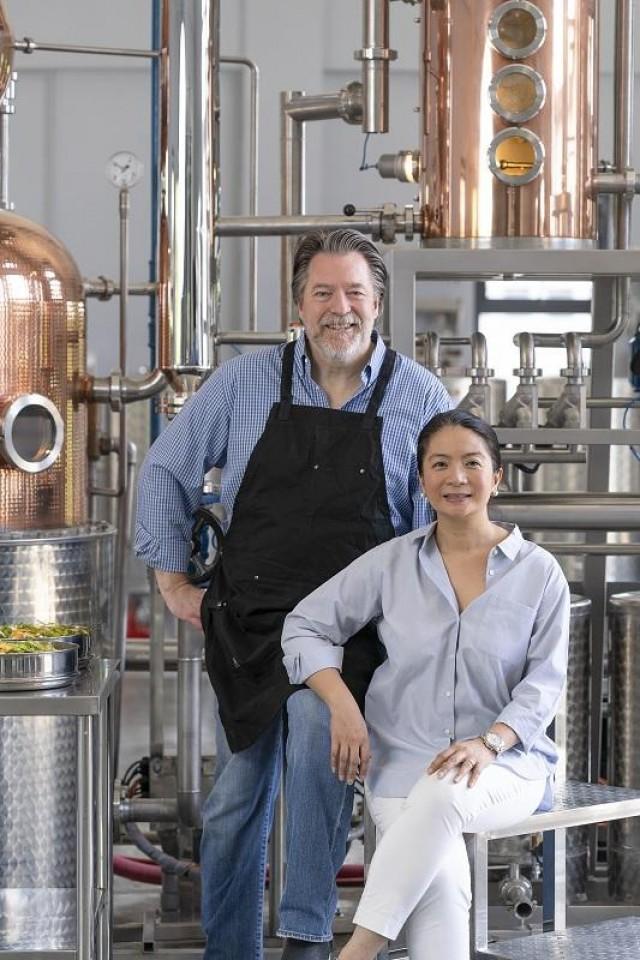Matthew and Laurie Westfall. Photo courtesy of Full Circle Craft Distillers Co