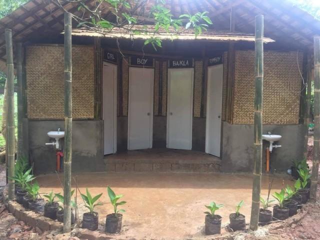 Gender-sensitive restrooms at an organic farm in Puerto Princesa, Palawan. Courtesy of Yamang Bukid