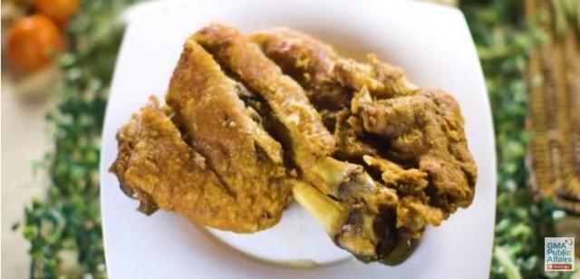 The super famous crispy pata from Jamico's formerly known as Judy Ann's Restaurant