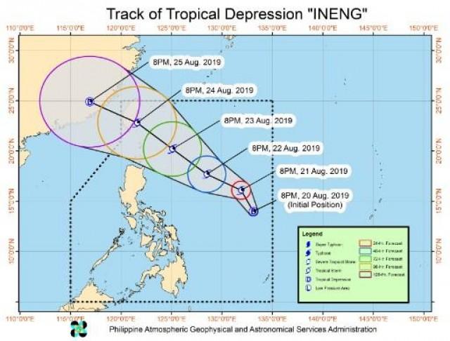 Td Ineng May Intensify Into Tropical Storm In 24 Hours Less Likely To Make Landfall