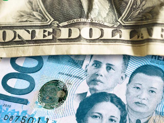 Currency dollar deals to peso