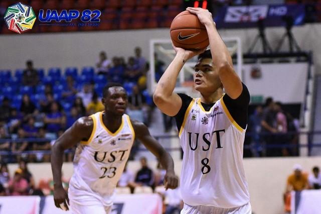 UST's Soulemane Chabi Yo (left) and Sherwin Concepcion Photo: UAAP