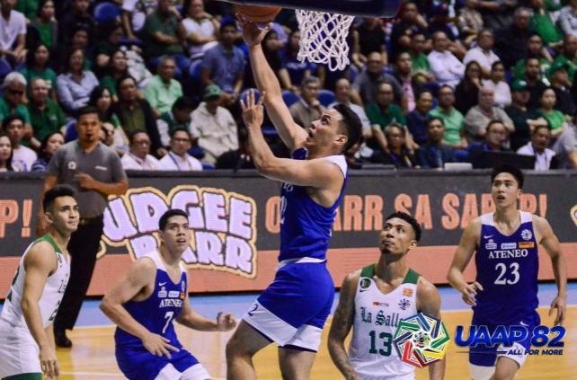 The Blue Eagles defeated the Green Archers on Sunday, September 8, 2019 at the Araneta Coliseum in DLSU's opener for season 82. Photo: UAAP