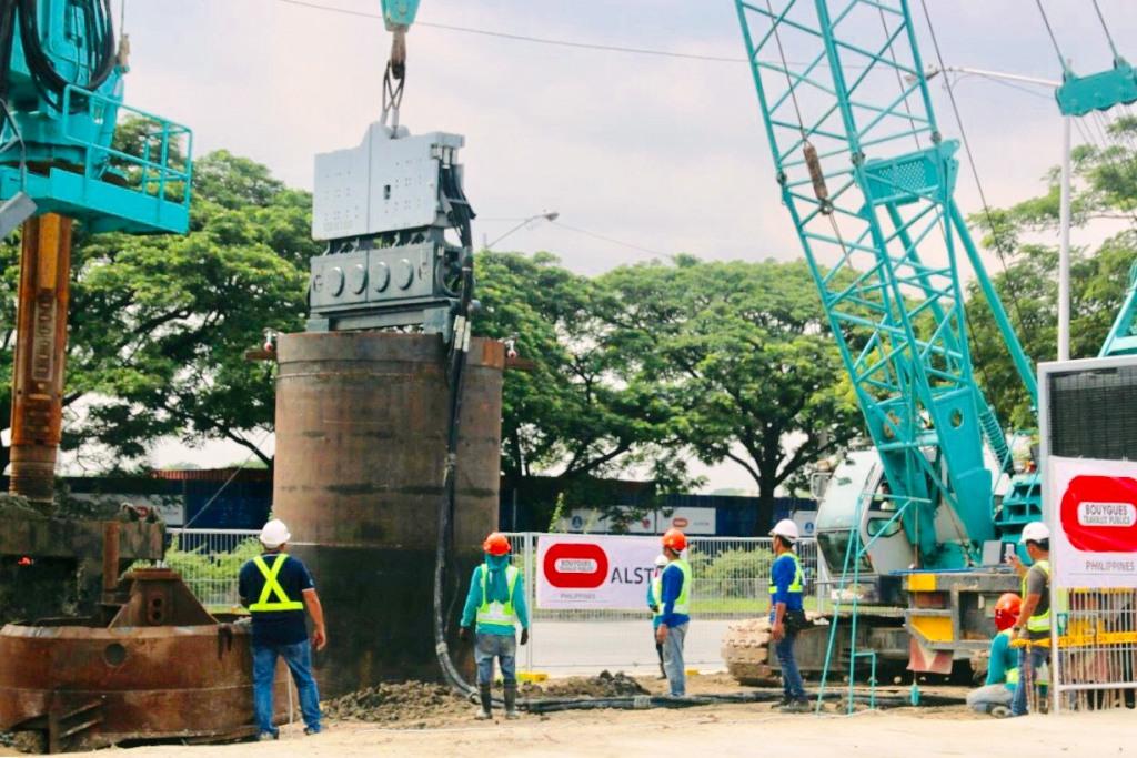 Following the completion of ground investigation and foundation design works, the Light Rail Manila Corporation (LRMC) has started piling works from Dr. Santos Station in ParaÃ±aque, where right-of-way has been cleared,â€ the department said.