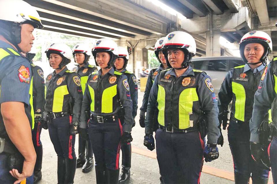 The Philippine National Police-Highway Patrol Group (PNP-HPG) on Wednesday, September 4, 2019 deploys more than 20 policewomen along EDSA to assist in managing vehicular traffic as well as to prevent road crimes. Police Brig. Gen. Eliseo Cruz, PNP-HPG chief, told reporters that a total of 48 policewomen had finished a motorcycle riding course in 2018. Anna Felicia Bajo