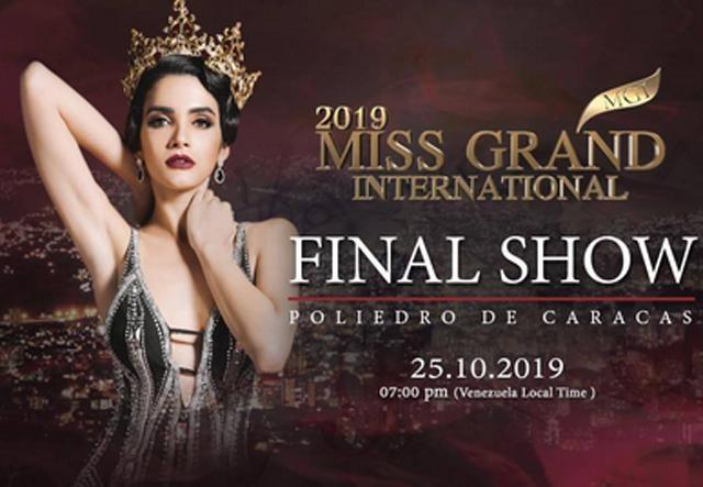 Screenshot from Miss Grand International 2019 FB post