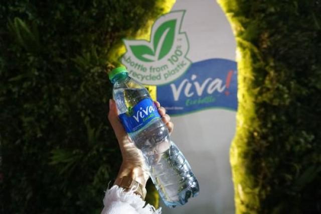 The Viva! Eco-bottle is the first-ever food-grade plastic bottle made of 100% recycled material.