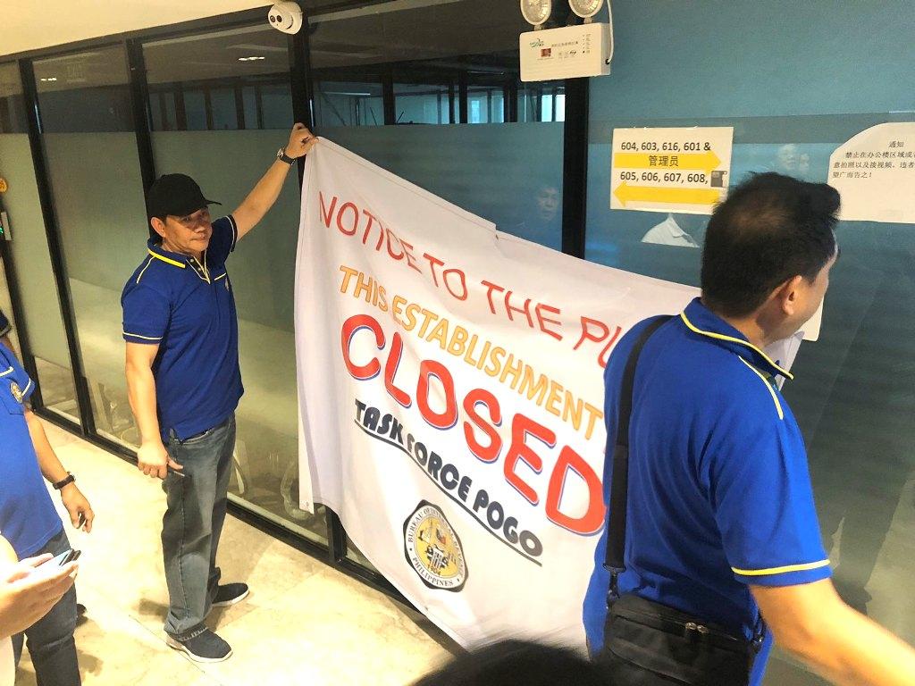 The BIR in coordination with the Department of Finance (DOF), through the Task Force POGO, shutdown the head office of Altech Innovations Business Outsourcing in Aseana City, ParaÃ±aque and a branch at the Double Dragon Building in nearby Pasay City.