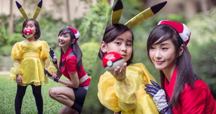 Scarlet Snow Belo And Alodia Gosiengfiao Wear Pokemon Inspired Costumes