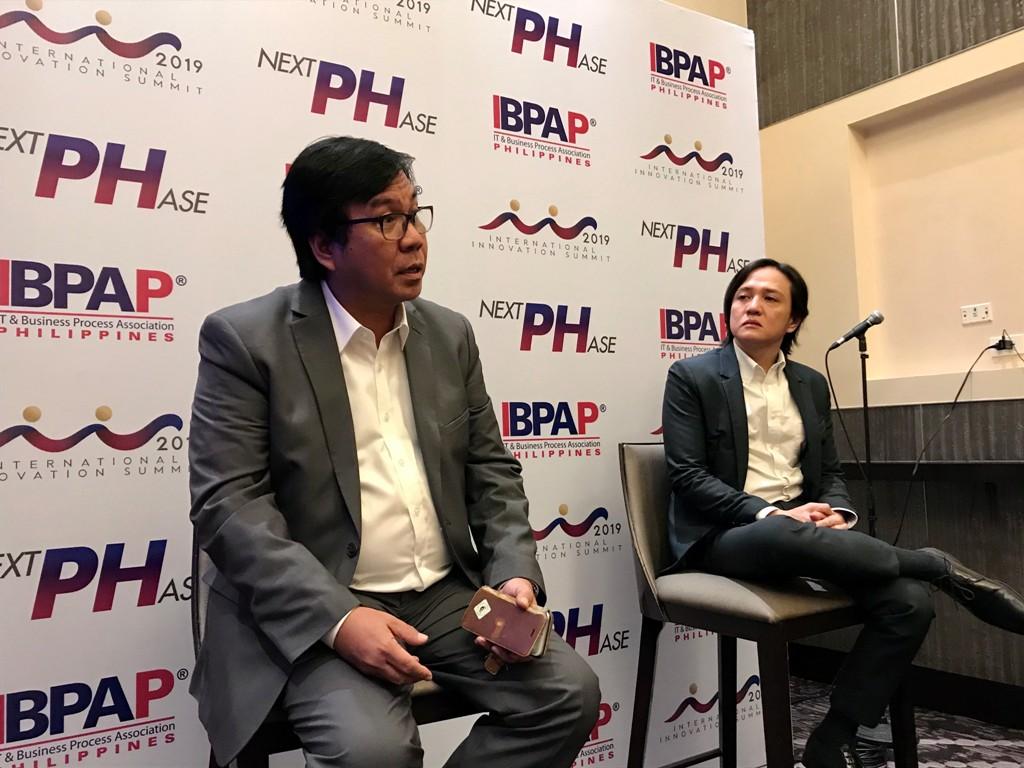  IBPAP president and CEO Rey Untal, and IBPAP executive director for external affairs and investor relations Nicki Agcaoili.