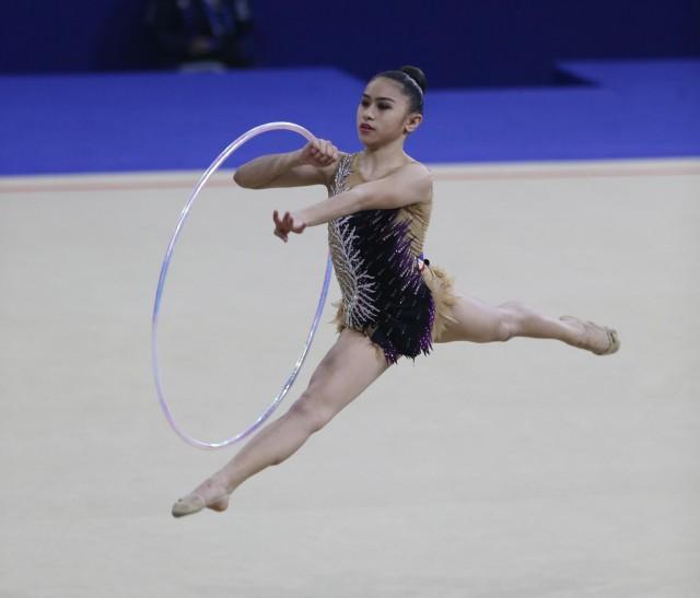 Daniela in action at the SEA Games.