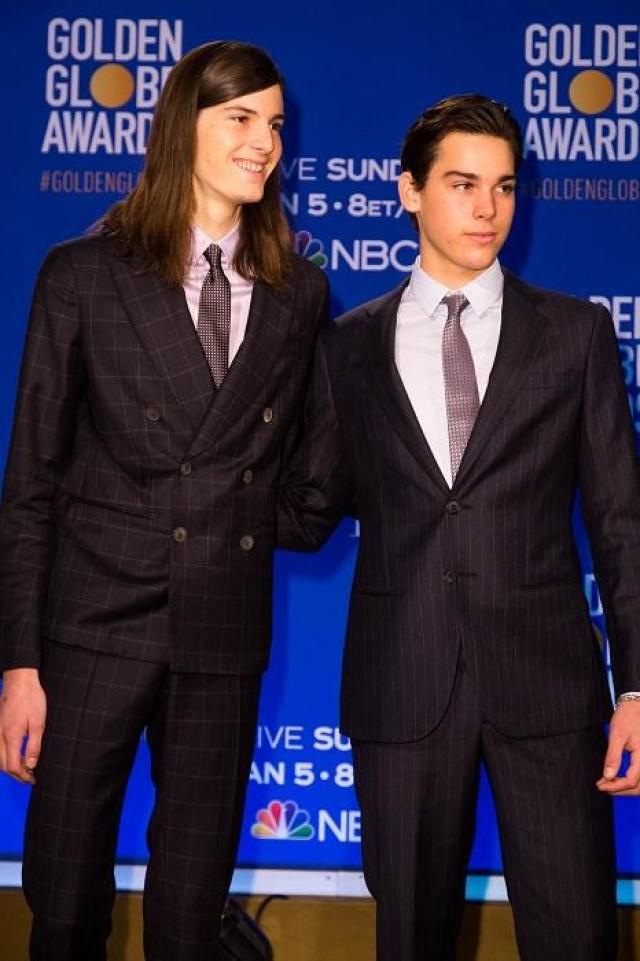 Golden Globe Ambassadors 2020 Dylan and Paris Brosnan, sons of actor Pierce Brosnan. Photo by Gerry Villaroman