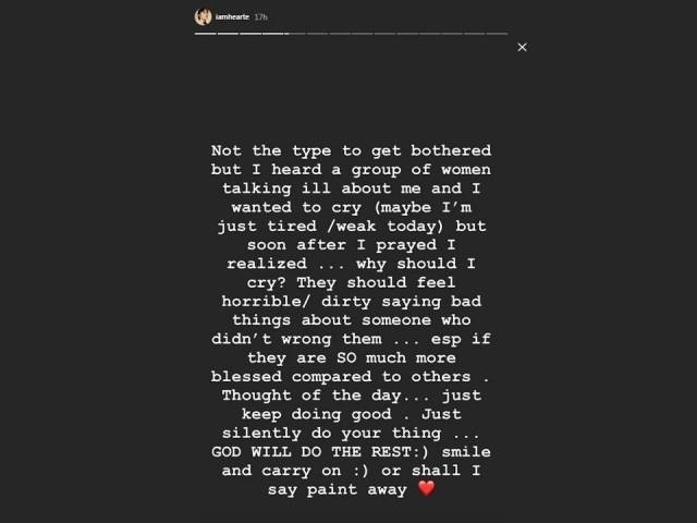 Heart Evangelista/Instagram Stories