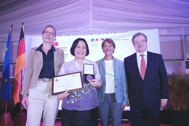 Mary Aileen Bacalso is the second Filipino to win the Franco-German Prize for Human Rights and the Rule of Law award. She last December 12.