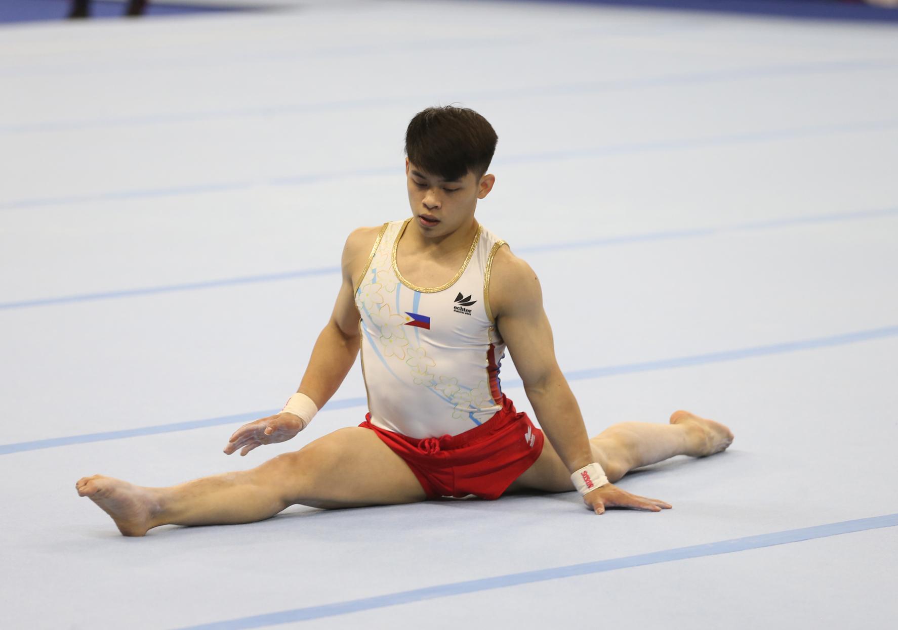 Carlos Yulo showed off his world class gymnastics skills en route to gold.